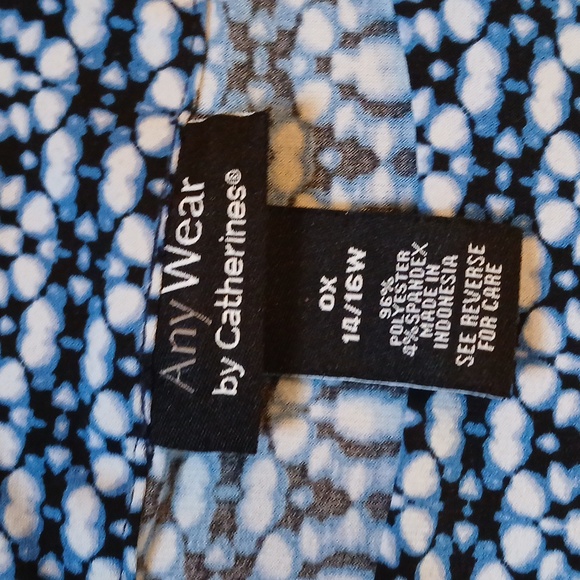 NWOT AnyWear by Catherine Blouse with matching pants outfit - Picture 4 of 8